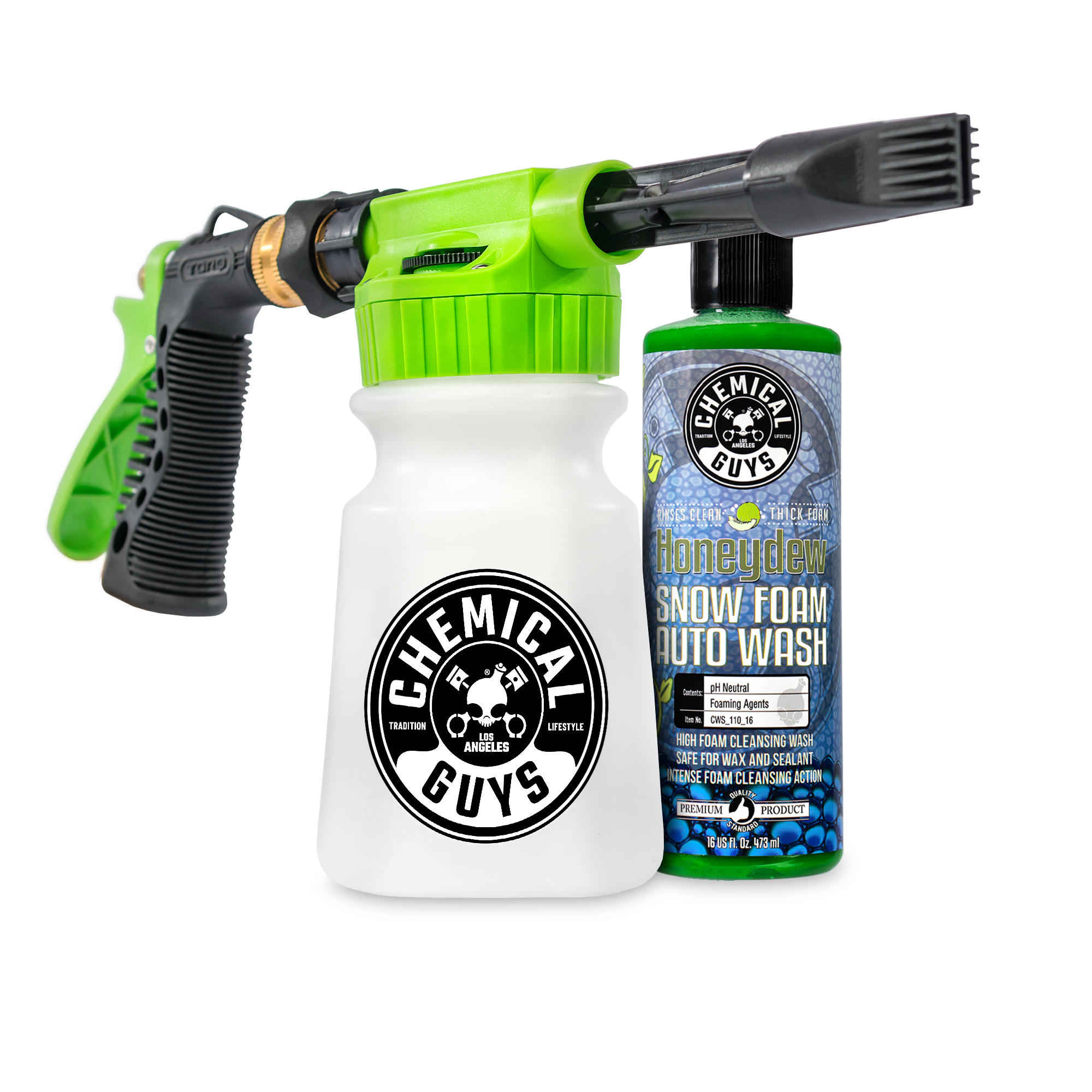 Foam Blaster 6 Foam Wash Gun & Honeydew Snow Foam Soap
